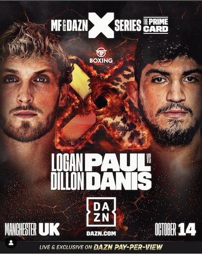 Logan Paul makes a boxing comeback, set to battle Dillon Danis on the KSI vs. Tommy Fury event in October